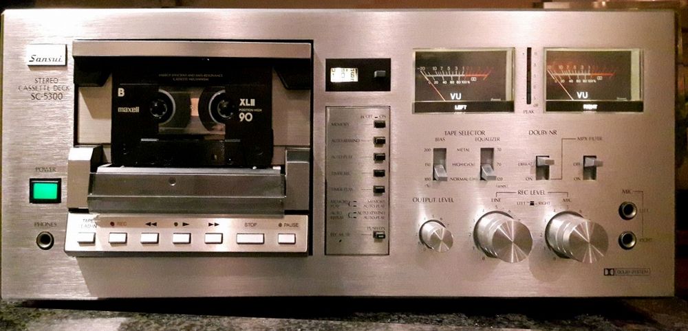 SANSUI Sansui SC-5300/5330 2 Head Stereo Tape Deck Vintage 1979 Hi End