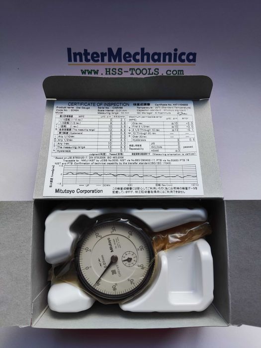 ОРИГИНАЛ Индикатор часового типа 10мм 0,01мм Mitutoyo