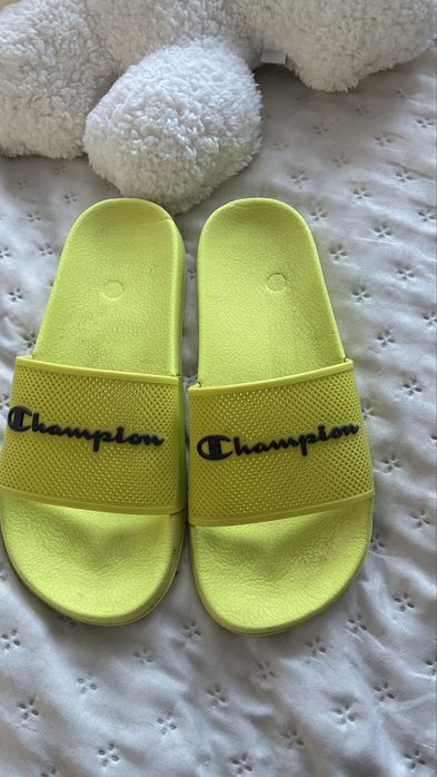 Champion zolte neonowe klapki 40,5-41