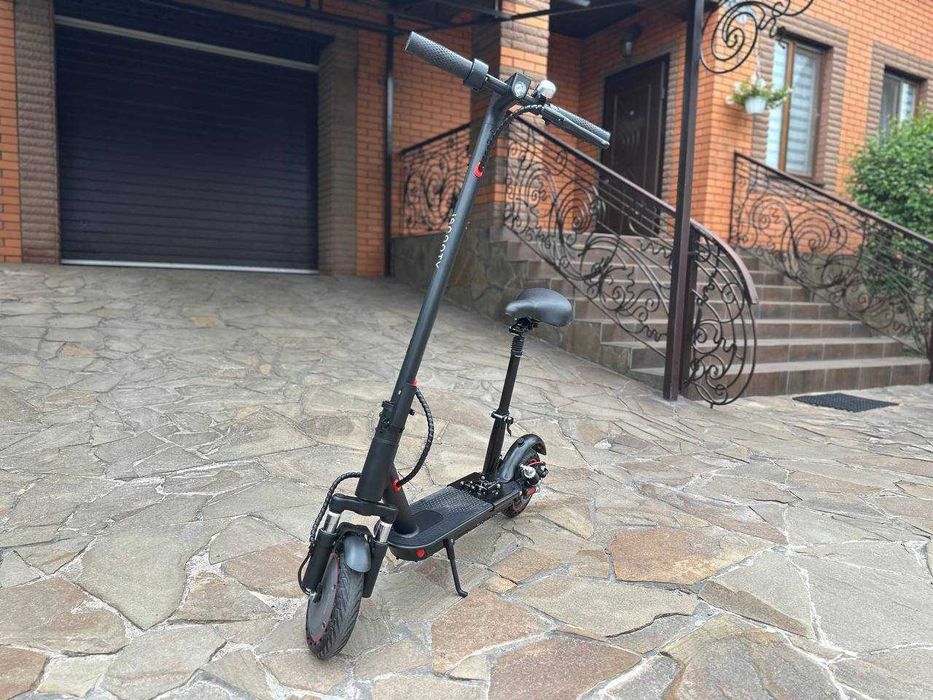 Электросамокат Kugoo M365 500ватт iscooty куго м365 про с сидением *️⃣ Електро самокат електричний з сидынням  g2 g4 м365 елеg2 g4 max master.