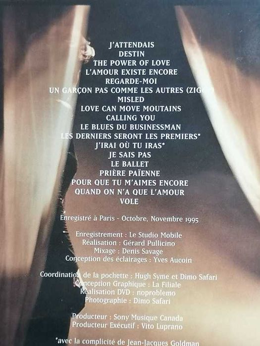 Lote 3 DVD de Celine Dion