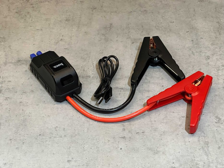 Пусковое устройство для автомобиля бустер пик 1200А HOCO QS3 10000mAh
