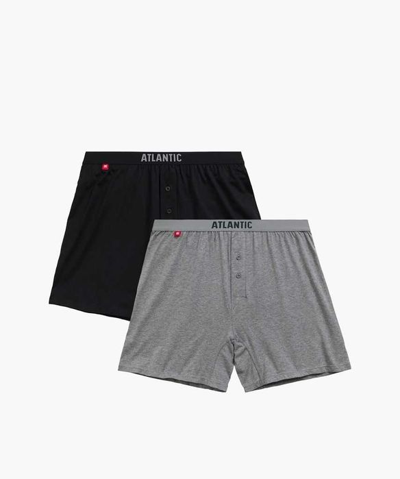 Труси АТЛАНТІК сімейні чоловічі ATLANTIC вільного крою набіри з 2 штук