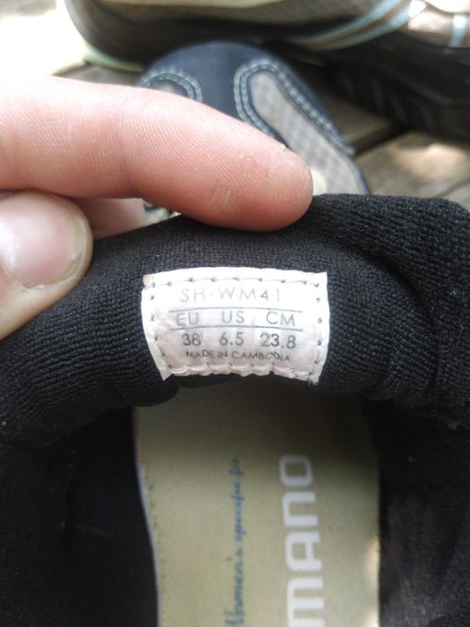 Велообувь Shimano spd sh-wm41 EU38 23.8см