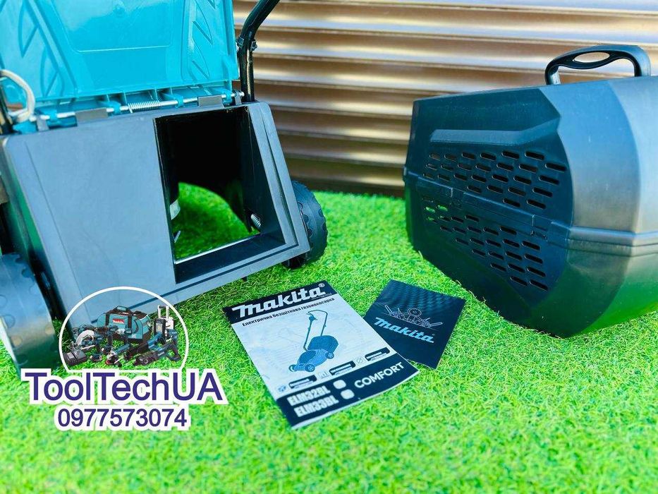 Мережева Газонокосилка Makita ELM33BL Електрична газонокосарка 33мм