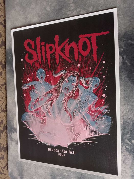 plakat na płótnie zespołu muzycznego slipknot