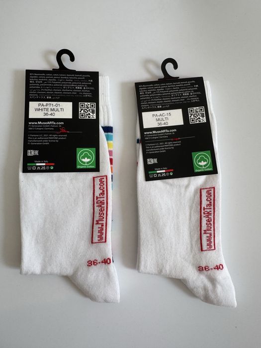 Nowe skarpetki Musearta 36/43 Pantone