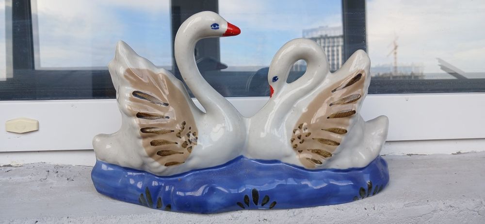 Статуетка лебеді, срср порцеляна