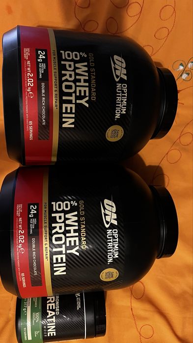 Whey on optimum nutrition 2 + creatina 93 doses