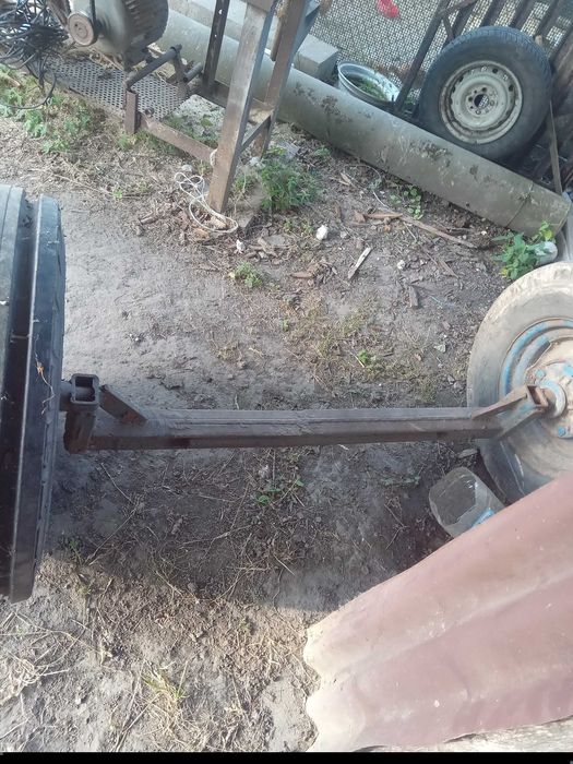 Ось (балка) з колесами 6.50-16 в зборі під причіп або мінітракторка