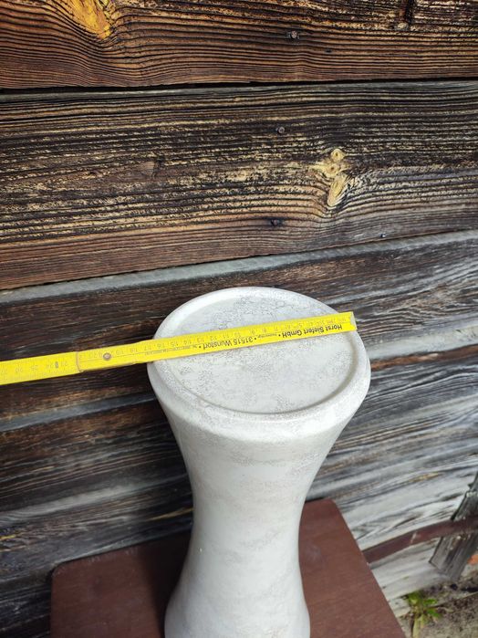 Ceramiczna Kolumna podstawa pod Donicę - Design - vintage L3