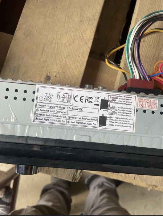 Radio samochodowe Bluetooth wejscie jack USB karta pamięci