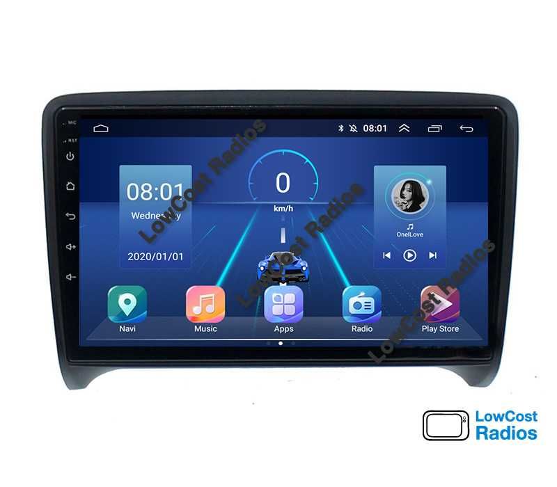Auto Rádio ANDROID - AUDI TT (2006 a 2014) | 9'' GPS BT USB APPS WIFI | CARPLAY • ANDROID AUTO
