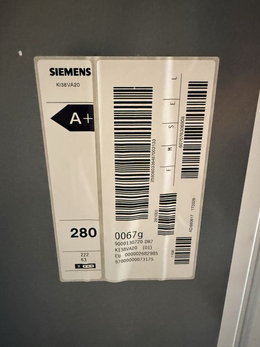 Lodówka do zabudowy siemens