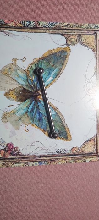 Kolczyk sztanga industrial 32 mm