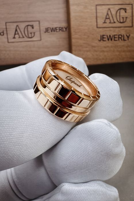 Золотое колечко chopard 585