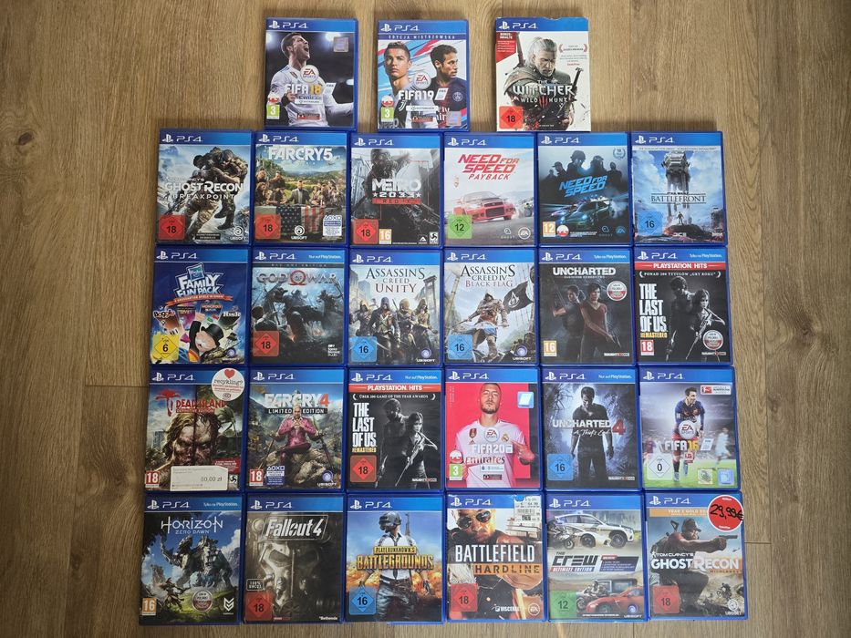 PAKIET 27 GIER PS4 – Całość Tanio!