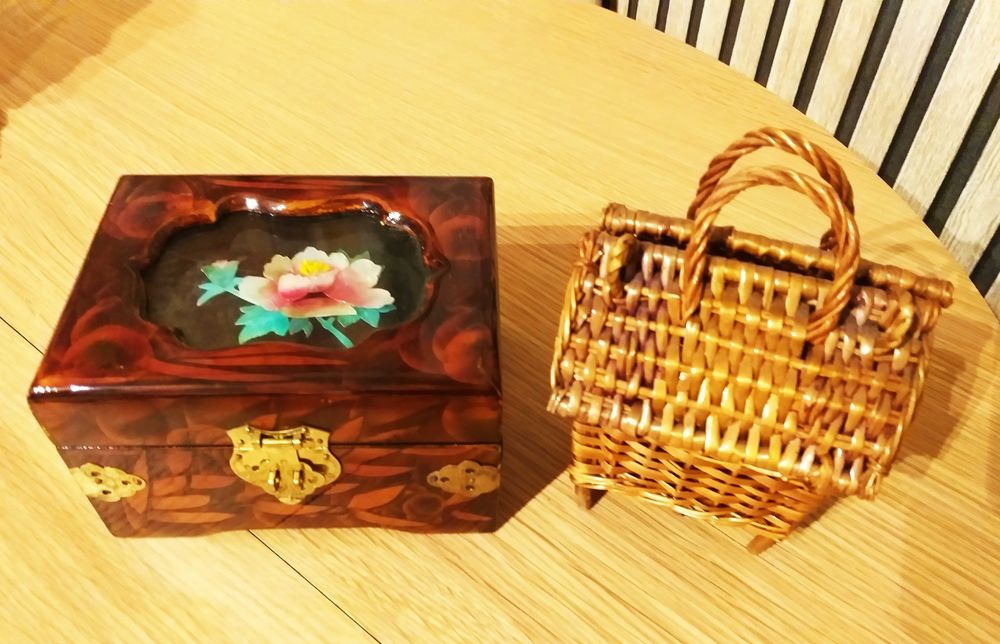 Cesto de vime - Guarda joias