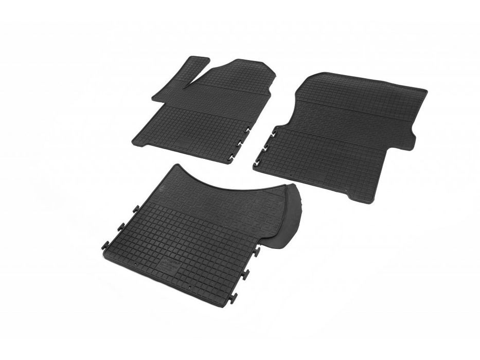 Резиновые коврики Polytep для Mercedes Sprinter W906 2006-2018 (3 шт)