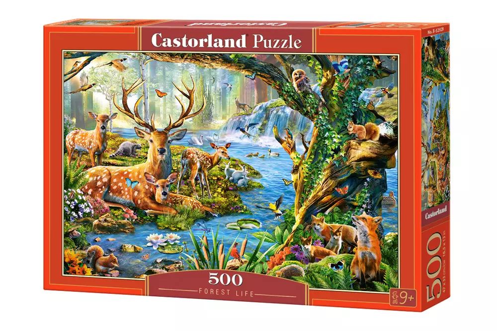 Puzzle 500 elementów. Życie w lesie. Nowy Produkt
