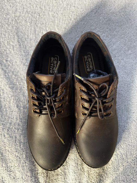 Buty Oksfordki Camel Active (brązowa skóra, r41)