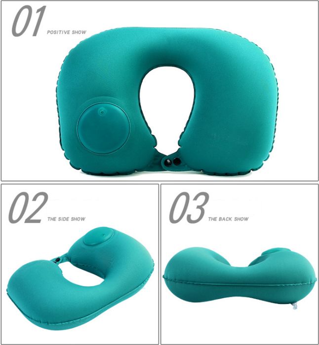 okazja PODUSZKA podróżna ROGAL z WBUDOWANĄ POMPKĄ super cena