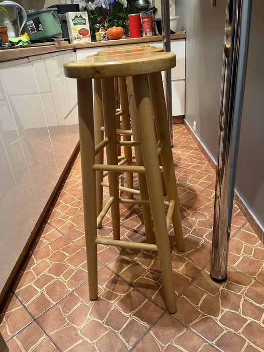 Taborety Barowe 81 cm bukowe dwa pary lub komplet   350 zl lub 700zł