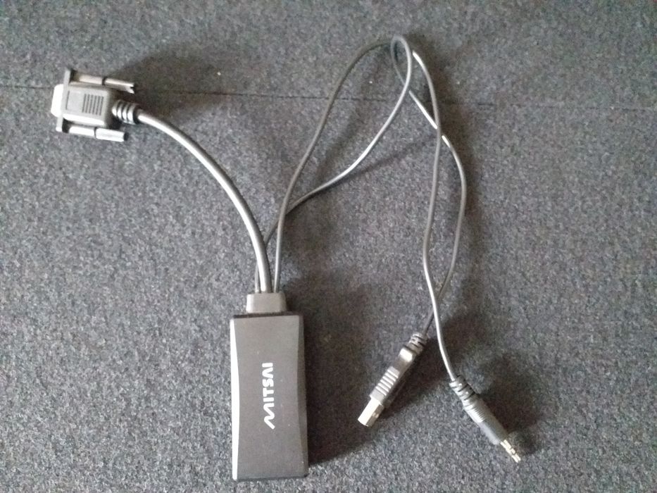 Cabo ficha scarter, Usb e banana para HDMIMitsai
