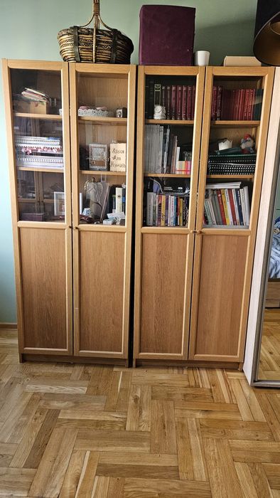 Regał szklany IKEA BILLY  80x42x202 cm