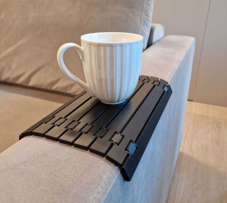 Tabuleiro Flexível para Braço de Sofá - 25cm