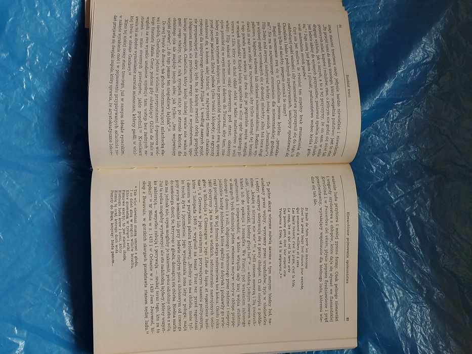 Książka Jesień Średniowiecza 1974rok