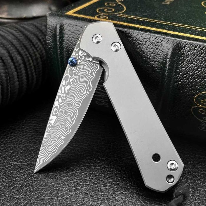 Кухонный нож Chris Reeve SeBenza Damascus Titanium