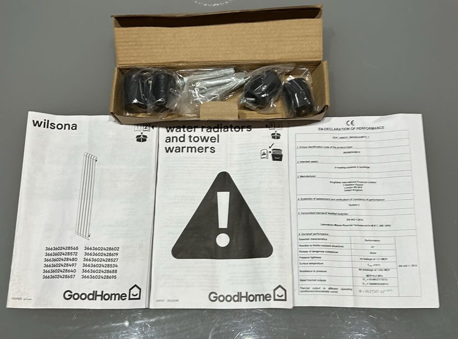 Radiador Vertical GoodHome Wilsona 180×54 – NOVO, Nunca Usado