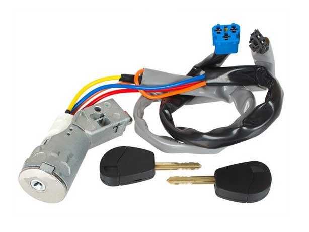 Canhão Ignição 2 Chaves Peugeot Partner Citroen C5 Berlingo (NOVO)