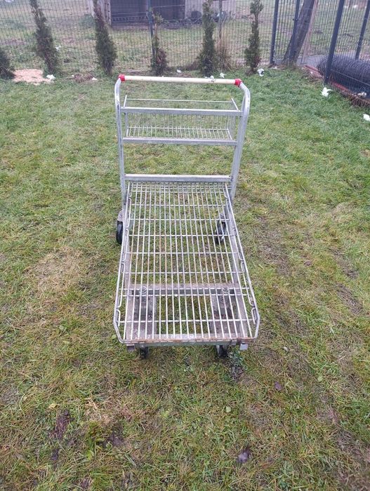 Wózek platformowy roboczy sklepowy