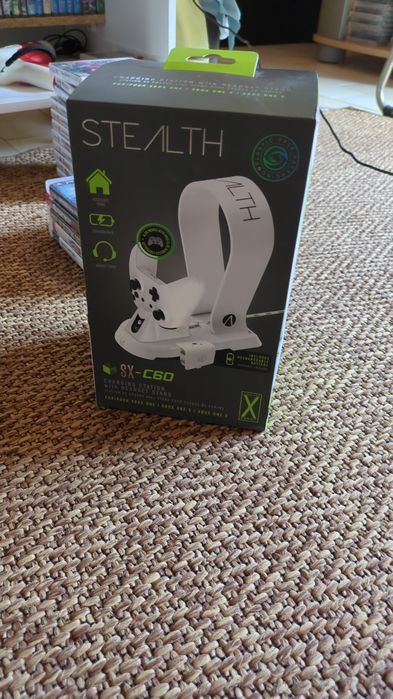 Base de Carregamento Xbox One + Suporte Headset – Stealth SX-C60 ( Novo)