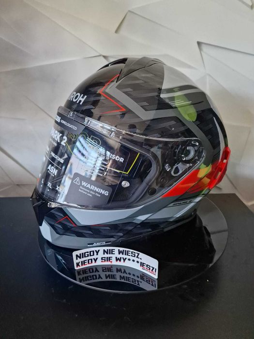 Kask AIROH SPARK 2 ZENITH red gloss rozmiary 'L