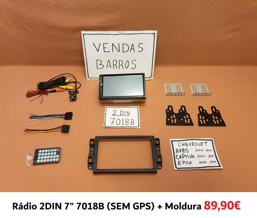 (NOVO) Rádio 2DIN • CHEVROLET • Aveo • Captiva • Epica • Android GPS