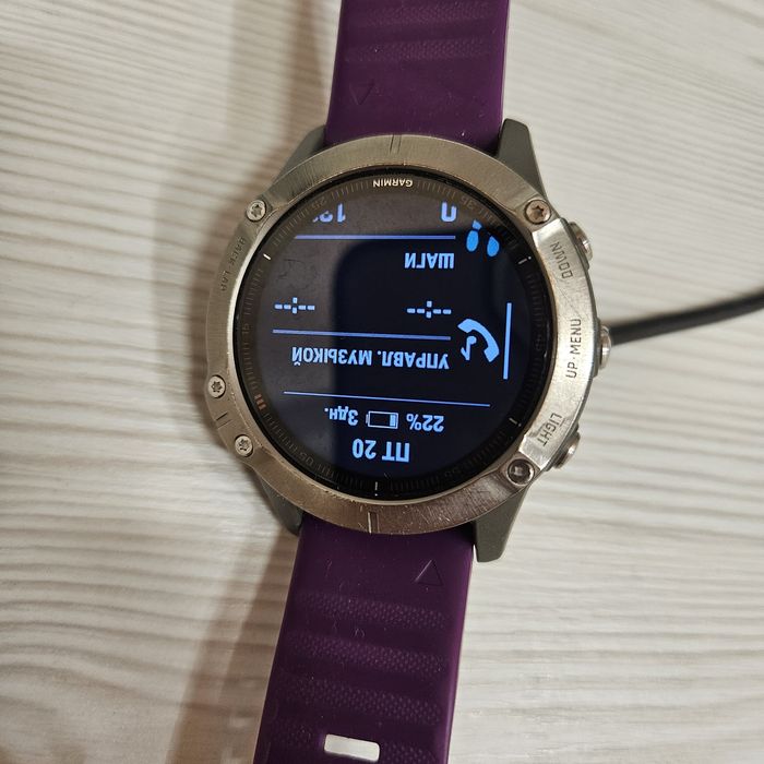 Garmin fenix 6 sapphire.