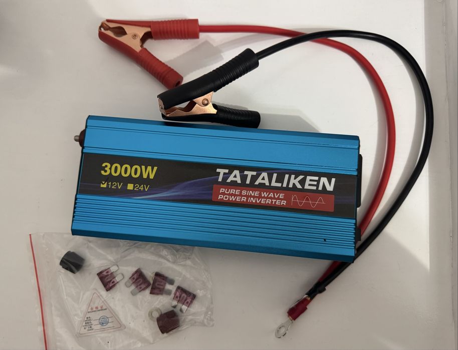 Інвектор чистий сінус  12v на 220v Tataliken 3000W