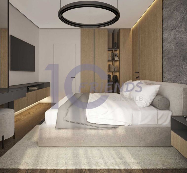 Панорамна двокімнатна квартира в ЖК Метрополіс з чорновим оздобленням