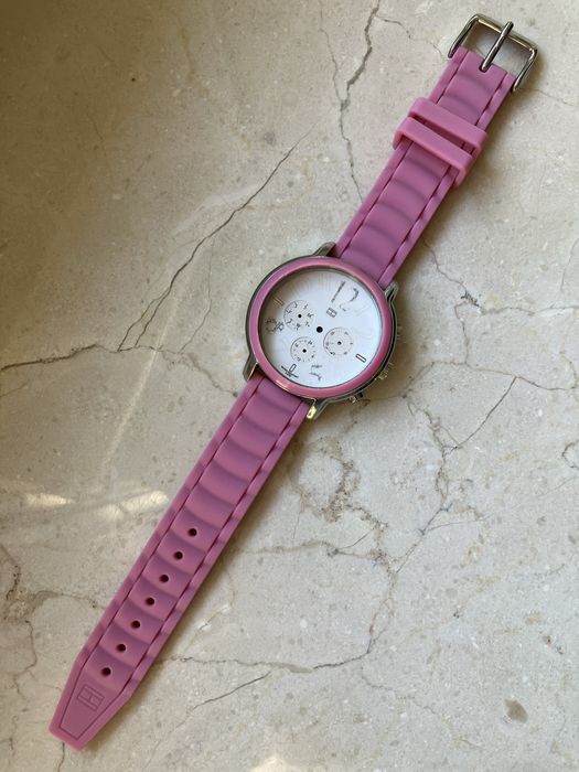 Zegarek Tommy Hilfiger rózowy