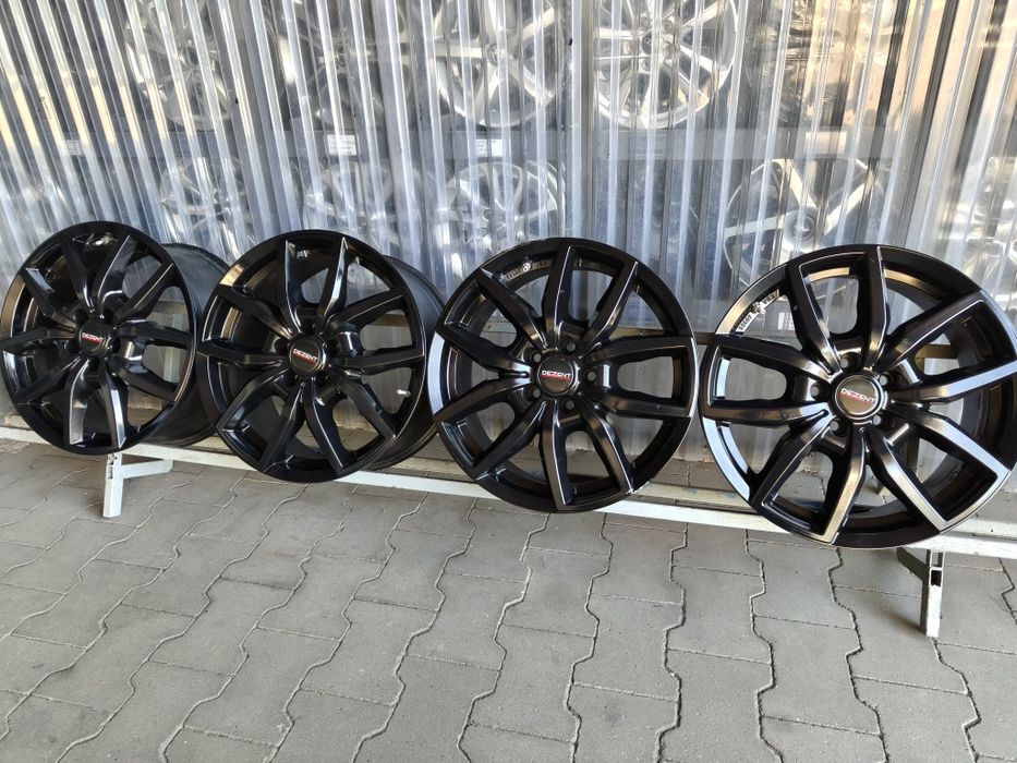 Felgi aluminiowe Dezent Ford Mondeo Kuga Focus Volvo S40 V40 V50, 7.5x17'' 5x108 ET48 Komplet TMPS