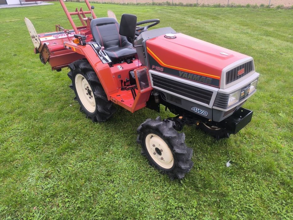 Traktorek japoński yanmar F155 4x4 diesel Glebogryzarka