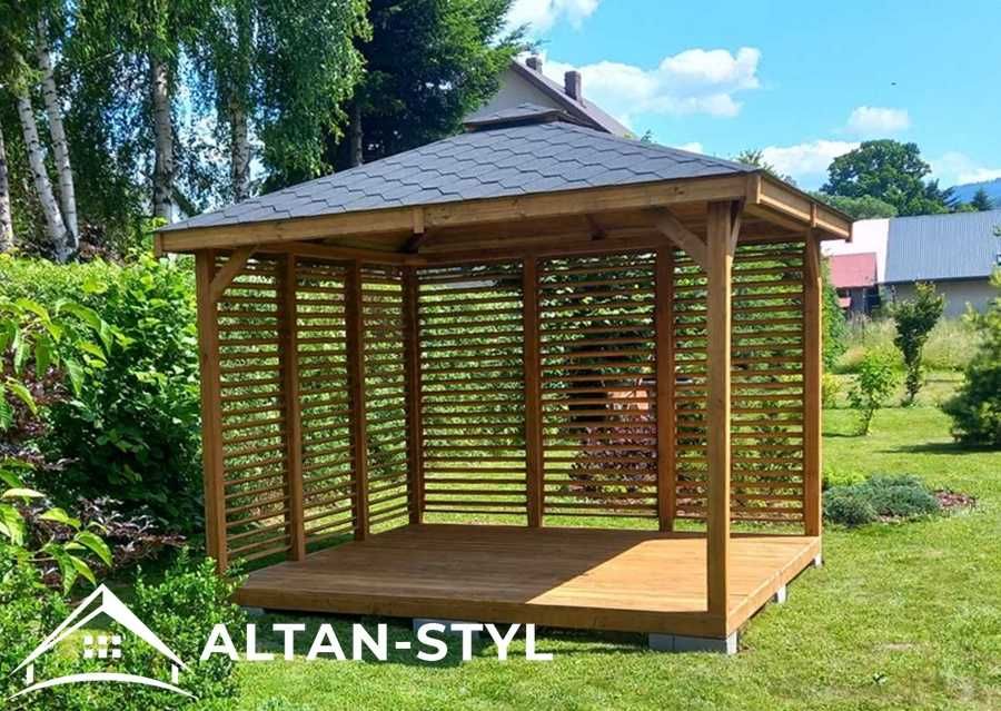 Altany, altanki, wiaty, altana ogrodowa EWELINA 3x3m PRODUCENT
