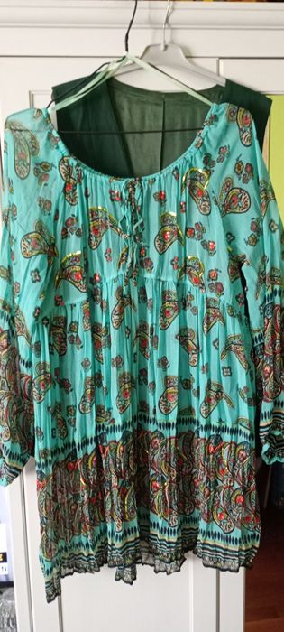 Zielona tunika Wallis r.XL  czyli 48/50