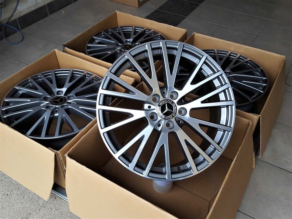 Alufelgi 18 Mercedes A B C CLA GLA GLB ML V Vito Viano Grafitowe z polerowanym frontem ! 5x112 258#