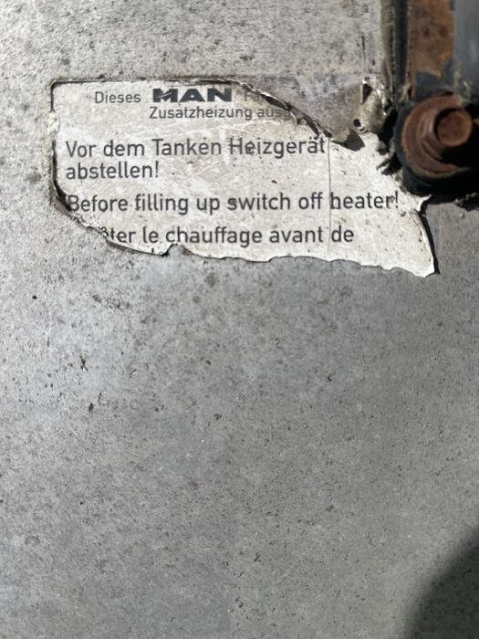 Бензобак від MAN