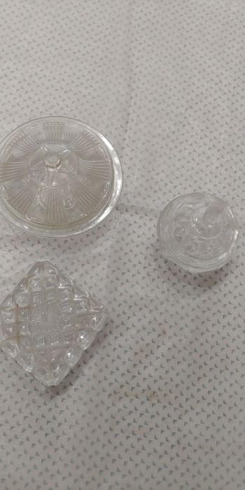 Маленькие хрустальные шкатулки по 300 гр