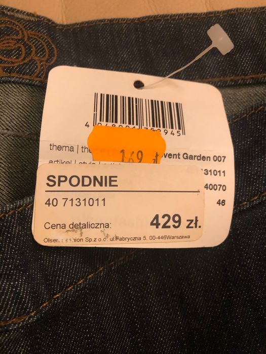 Nowe Spodnie dżinsowe Olsen, rozm. 46